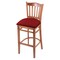 Holland Bar Stool Co 25" Counter Stool, Medium Finish, Graph Ruby Seat 312025Med016 - alternate 1